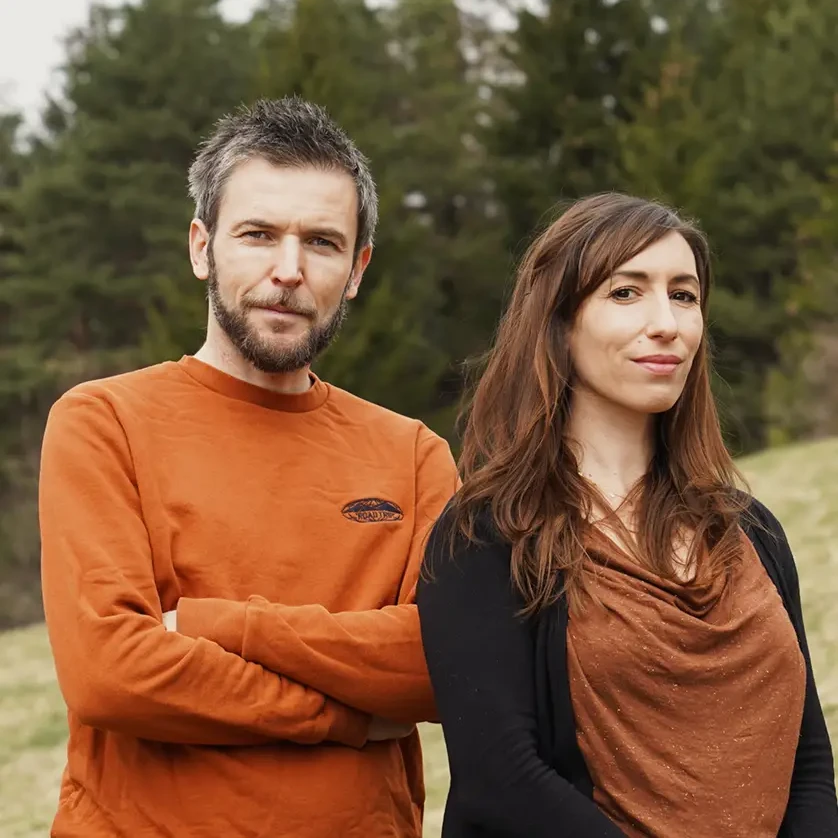 Amandine Barone et Pascal Revil, auteurs du livre Le Guide des Champignons édité chez Albin Michel